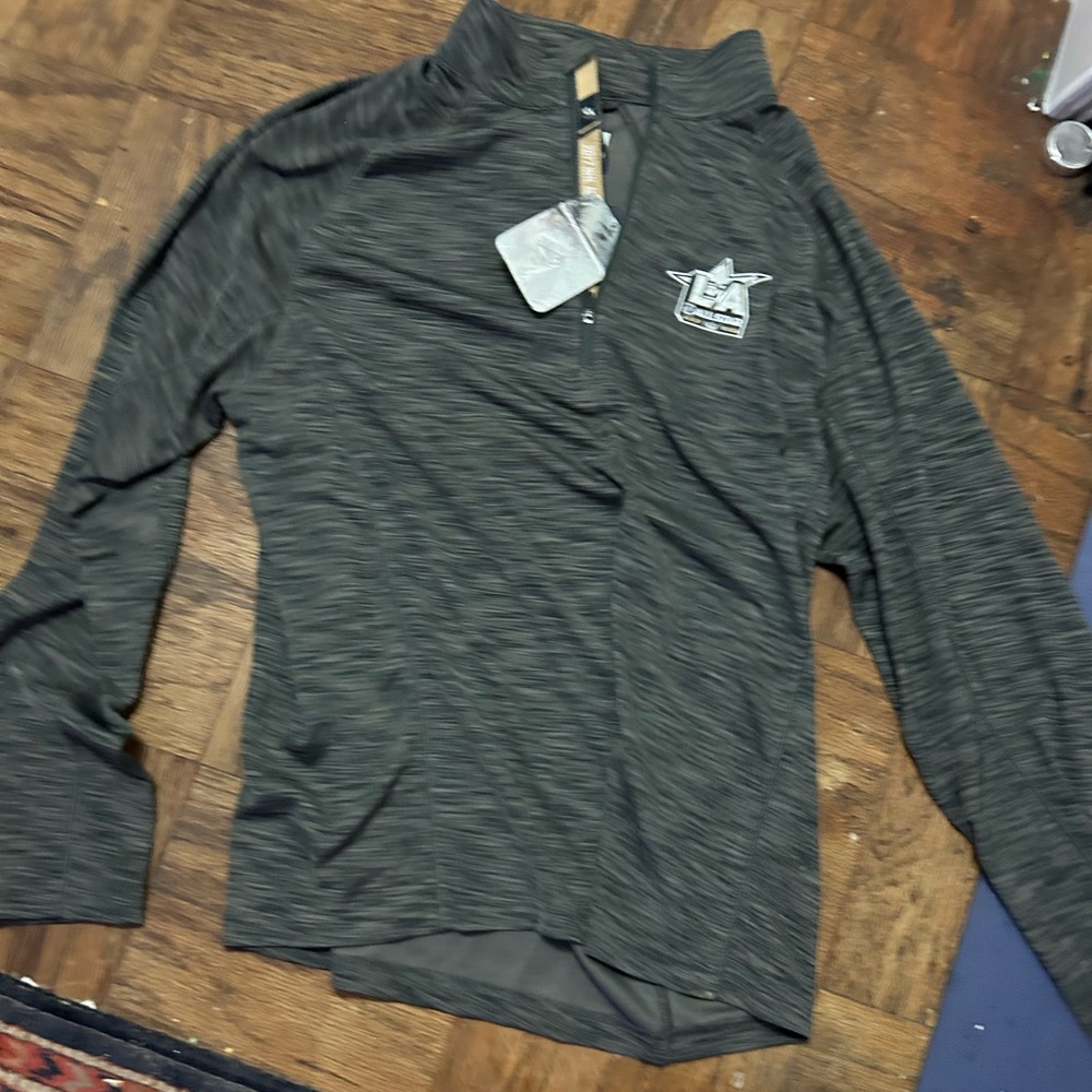 Levelwear Quarter Zip Gray NWT sz L